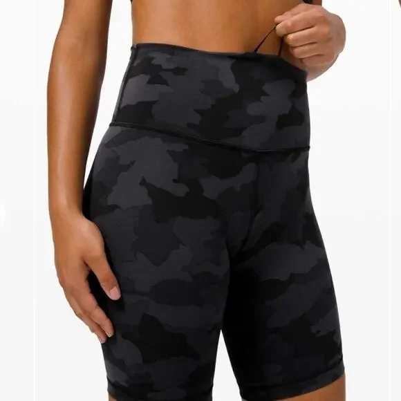 Lululemon wunder train shorts black camo 2 - Picture 2 of 7